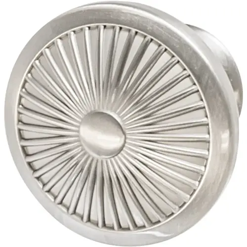 Knob, Crawford, BP36613G10 35 mm Zinc alloy, matt, Nickel plated, Height: 35 mm, Knob diameter: 35 mm Nickel plated, matt