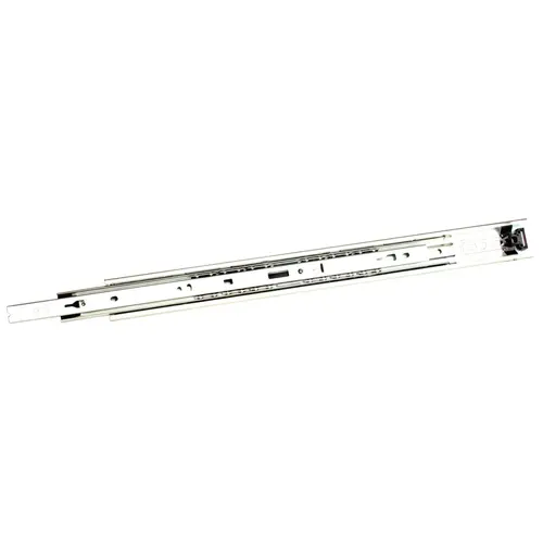 Accuride 3732 Side Mounted Slide, Full Extension, 100 lbs Weight Capacity 20" 19 3/4" White, 19 3/4" installed length, 20" travel length White, Zinc Pair