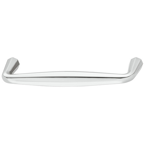 Handle, Zinc 192 212 x 40 mm Zelda Collection, Polished nickel, 192 mm CTC Silver colored, Nickel plated, polished