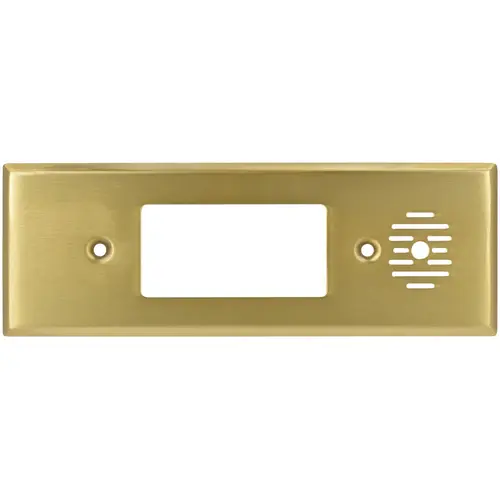 Designer Cover Plates, for Blade and Blade Duo Docking Drawer for Blade brass plated, brushed