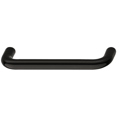 Handle, Polyamide 128 141 x 38 mm HEWI, Dim. A: 141 mm, dim. B: 38 mm, dim. C: 128 mm, glossy jet black Jet black, glossy