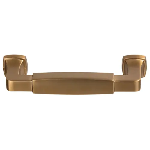 Handle, Zinc 96 Stature Collection, Champagne bronze, 96 mm CTC Champagne colored, Nickel plated