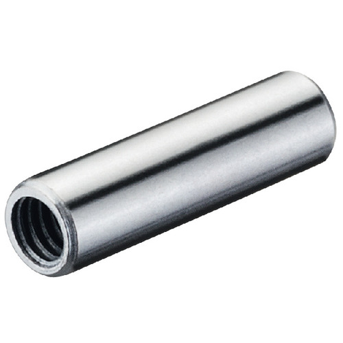 Sleeve, With M4 internal thread, steel 24 - 26 mm 15 mm For wood thickness: 24-26 mm, galvanized, length L: 15 mm Zinc plated