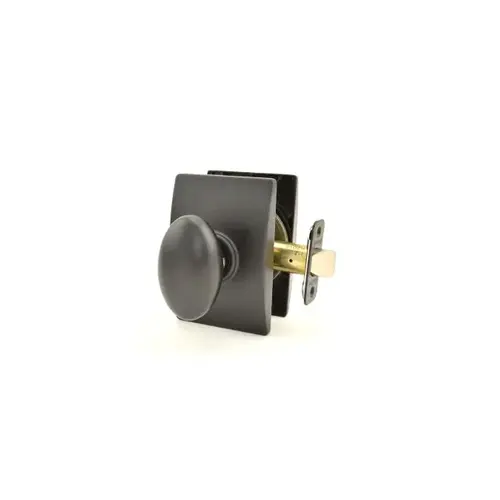 Siena Knob with Century Rose Passage Lock with 16080 Latch and 10027 Strike Matte Black Finish