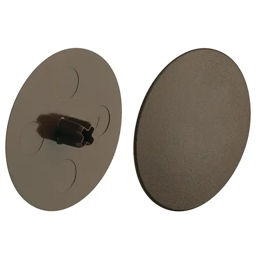 Cover Cap, for Maxifix Connector Housing Plastic, diameter 39 mm, Brown Sepia brown, RAL 8014