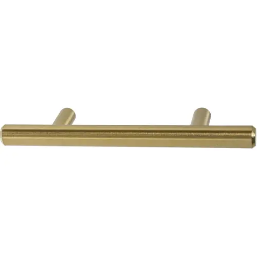 Handle, Steel 3" 76 137 x 35 mm Amerock Collection, gold champagne, (3") 76 mm CTC Gold colored, Nickel plated, polished