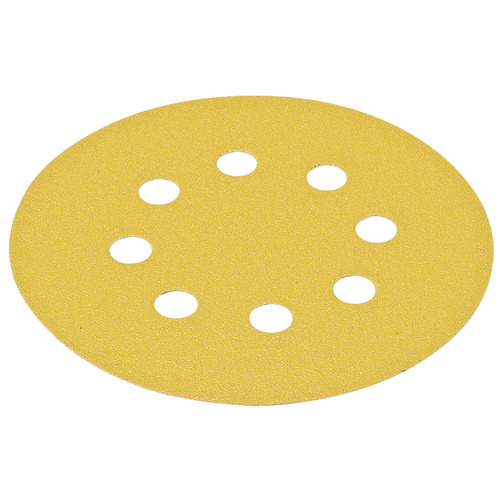 Abrasive Paper Disc, 5" Aluminum Oxide, Hook-N-Loop, with 8 Holes P240 P240