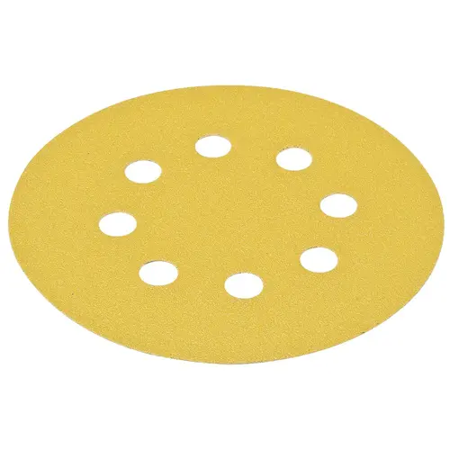 Abrasive Paper Disc, 5" Aluminum Oxide, Hook-N-Loop, with 8 Holes P220 P220