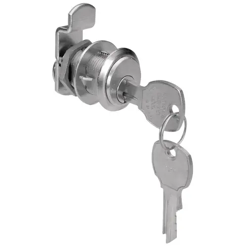 Cabinet Drawer Cam Lock, C8103 Series, Keyed Alike 915 National Lock - High Security, Satin brass, key #915 Satin brass