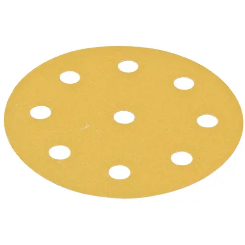 Abrasive Paper Disc, 5" Hook-N-Loop, 9 Holes P100 P100