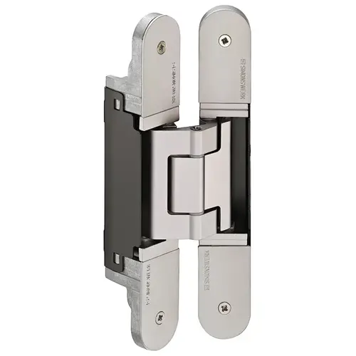 Concealed Hinge, TECTUS TE 540 3D 038 3D adjustable, size 200 mm, Polished nickel Nickel colored, polished, powder coated