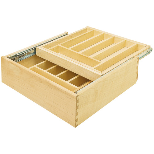 Double Cutlery, Drawer Insert 18" 14 1/2" Width: 368 mm (14 1/2")