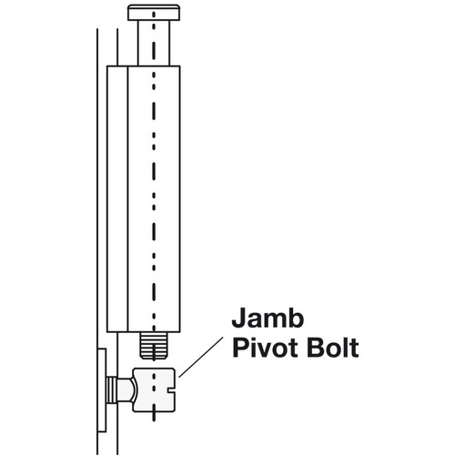 Mortise Jamb Pivot Al Fresco Summit, Stainless Steel, PVD Rustic Black Black