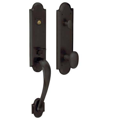 Boulder 3/4 Escutcheon Single Cylinder Entry Mortise Trim Oil Rubbed Bronze Finish