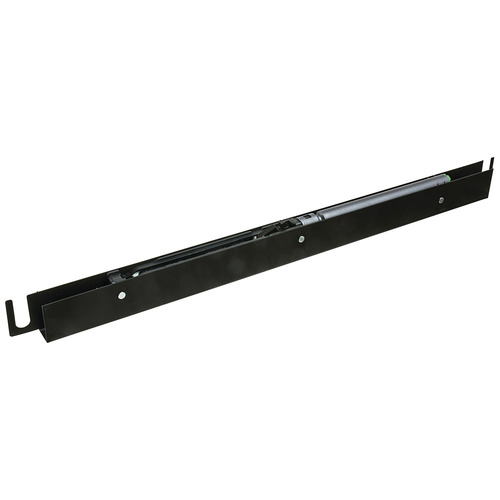 Soft Close, Smuso AD for Flat Track Sliding Systems 15 kg For Slido D-Line42 100S, 88 lb capacity, left hand Black, Powder-coated