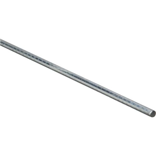 4005BC 1/4" x 36" Smooth Rod Zinc Plated Finish
