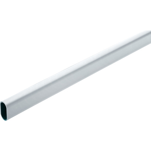 Aluminum Oval Wardrobe Tube, with Supports 35 3/4" Matt aluminum, 908 mm (35 3/4") Matt aluminum