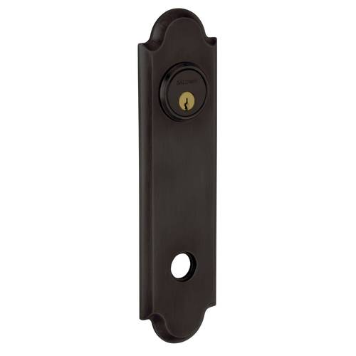 10-5/9" Arch Right Hand Single Privacy Rose Oil Rubbed Bronze Finish