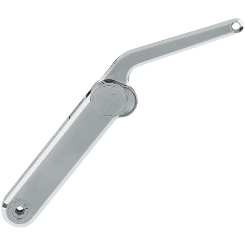 Swing-Up Individual Fitting, Maxi C For doors made of wood or with aluminum frame, Model C Nickel plated