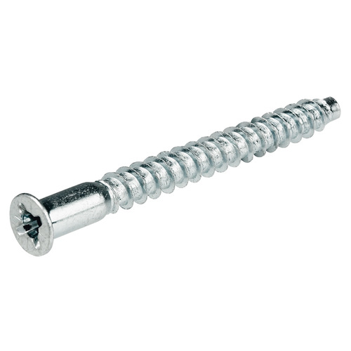 Countersunk Connector, Confirmat, Pozi Drive, Size 2 50 mm Steel, Length: 50 mm Zinc plated