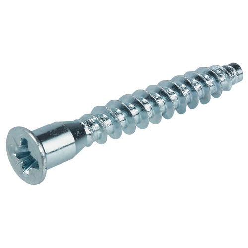 Countersunk Connector, Hafele Confirmat, countersunk head, for drill hole diameter 5 mm, PZ3 50 mm 7 mm Steel, Bronzed, length: 50 mm, thread diameter: 7 mm burnished