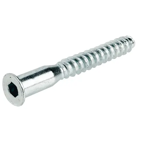 Countersunk Connector, Hafele Confirmat, countersunk head, for drill hole diameter 5 mm, SW4 Steel, Zinc-plated, length: 50 mm Zinc plated