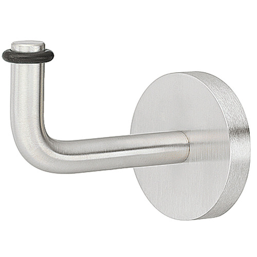 Coat Hook, Matt, Brushed Stainless Steel Depth 95 mm matt brushed