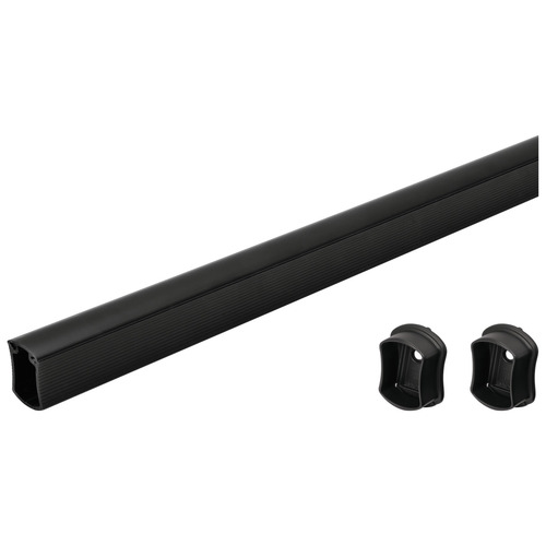 Wardrobe Tube with End Supports, TAG Signature Collection 29 3/4" 29 3/4", black Black