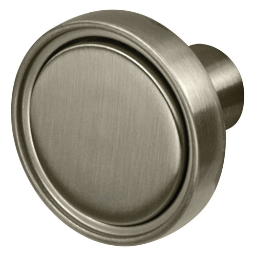 Knob, Destine, BP36857G10 Zinc alloy, matt, Nickel plated, Height: 25 mm, Knob diameter: 35 mm Nickel plated, matt