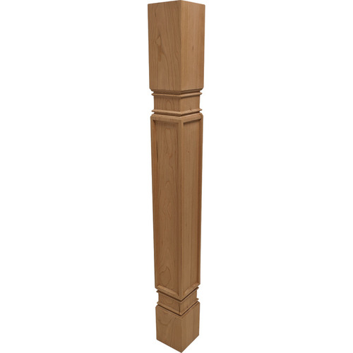 Wood Post, 34 1/2" x 3 1/2" x 3 1/2" (H x W x D) Maple Arcadian Collection, Maple