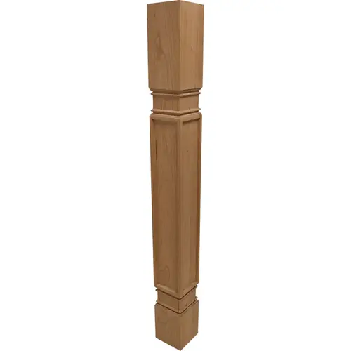 Wood Post, 34 1/2" x 3 1/2" x 3 1/2" (H x W x D) Cherry Arcadian Collection, Cherry