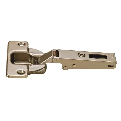 Concealed Thick Door Hinge, Salice 200 Series, 94 degree Opening Angle, Full Overlay 200 cup fixing: For screw fixing, Self closing, model CFA7A66, titanium Nickel plated