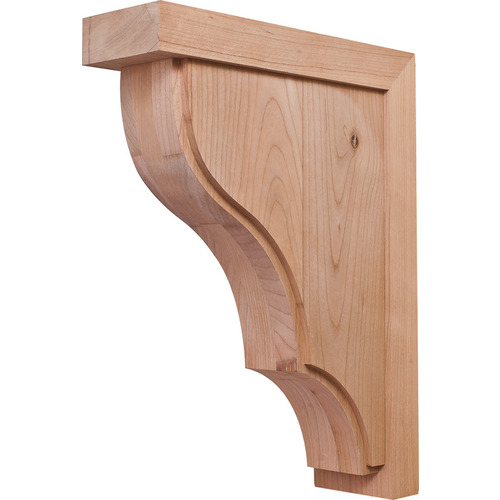 Corbel, 12" x 2 7/8" x 9" (H x W x D) Cherry Cherry Hannover Collection, Cherry Unfinished