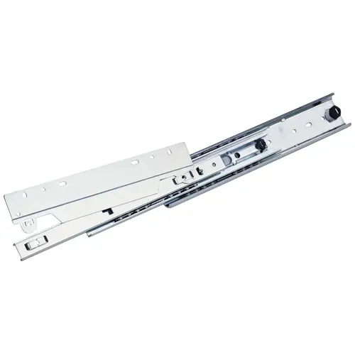 Accuride 3640A Telescopic Heavy Duty Side/Bottom Mounted Slide, 1" Overtravel; 75/200 lbs Weight Capacity 13" 12" 12" Zinc Pair