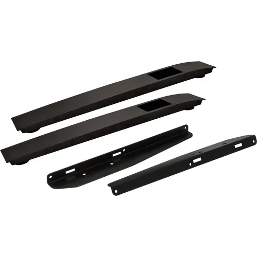 Feet and Top Support Set, for AdjusTable System Conversion Table For 30" deep tops For 30" deep tops, black RAL 9011 Black RAL 9011