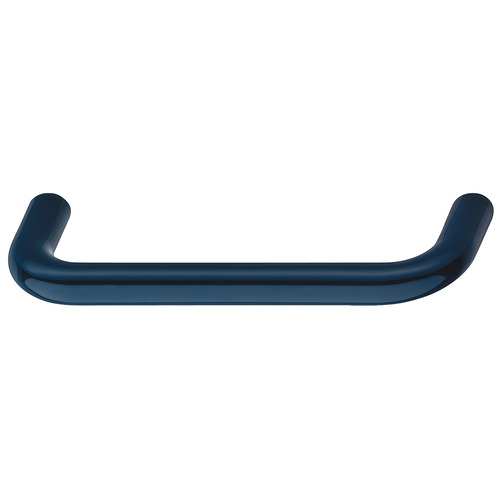 Handle, Polyamide 64 74 x 32 mm HEWI, Dim. A: 74 mm, dim. B: 32 mm, dim. C: 64 mm, glossy steel blue Steel blue, glossy