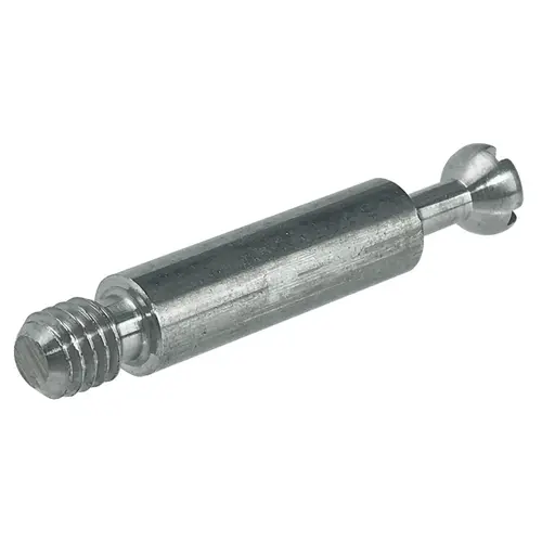 Connecting Bolt, Hafele Minifix S100, with thread M6 34 mm Bolt hole 8 mm, bolt head diameter 7 mm, Drilling distance B: 34 mm, galvanized, thread length L: 7.5 mm Zinc plated