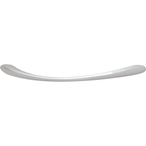 Handle, Zinc 96 112 x 24 mm Pulsar Collection, 96 mm CTC, 112 mm length, M4 thread Stainless steel colored