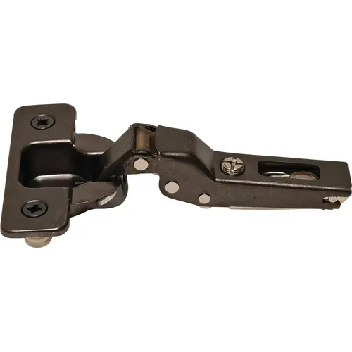 Concealed Hinge, Salice 200 Series/700 Series, 110 degree Opening Angle, Half Overlay, Titanium Finish Screw mount, model C2P6G66