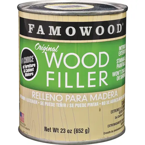 Original Wood Filler, FAMOWOOD 23 oz, Mahogany Mahogany colored