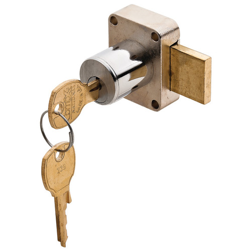 Cabinet Door Lock, C8173 Series, Master Keyed, Keyed Different National Lock - High Security Brushed chrome