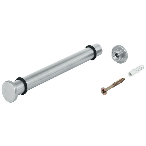 Shelf Support, Glass Shelves, diameter 20 mm Wall mounting, visible, Stainless steel, matt brushed