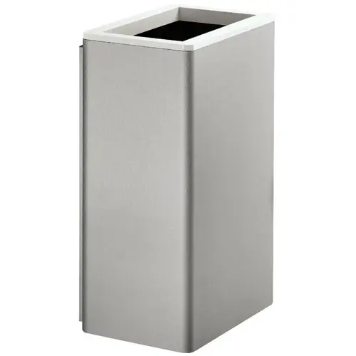 Paper Towel Waste Bin, HEWI 805 Series Pure white trim Pure white