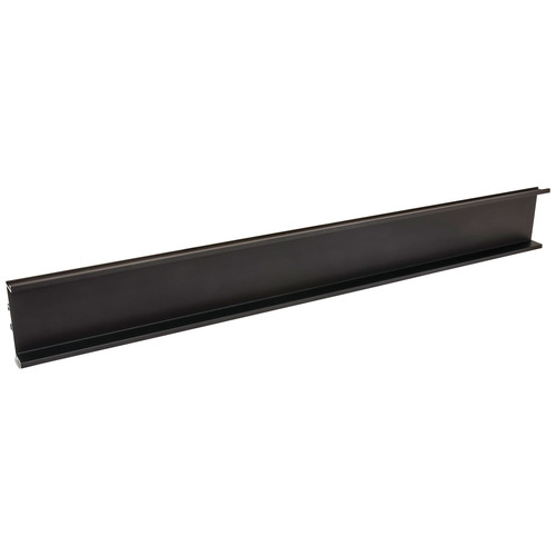 C-Profile, Horizontal, Aluminum, 2895 mm Venice Collection, Black Black