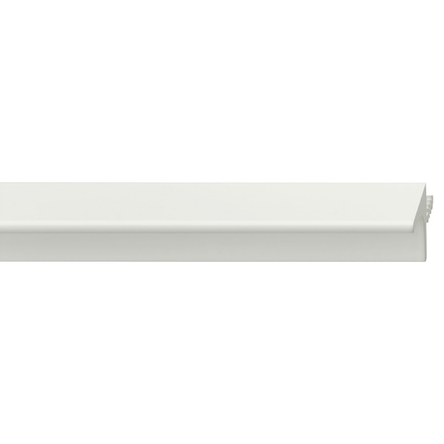 Shelf Profile, Aluminum, 2500 mm Length Passages Collection, White Pure white, RAL 9010, powder coated