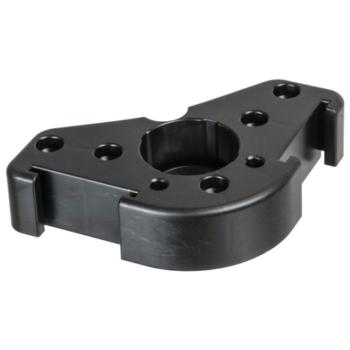 Hafele 637.76.342 Mounting Plate, Corner Screw mounted Axilo, Screw-mount Black