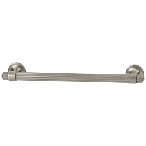 Handle, Zinc 96 127 x 35 mm Amerock Sea Grass Collection, satin nickel, 96 mm CTC Nickel plated, satin-finish