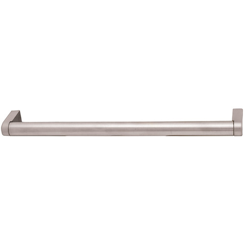 Handle, Matt & Matt Nickel, Stainless Steel & Zinc 224 234 x 35 mm diameter 14 mm, zinc alloy base and visible base screw, 224 mm CTC matt, Base: Nickel plated