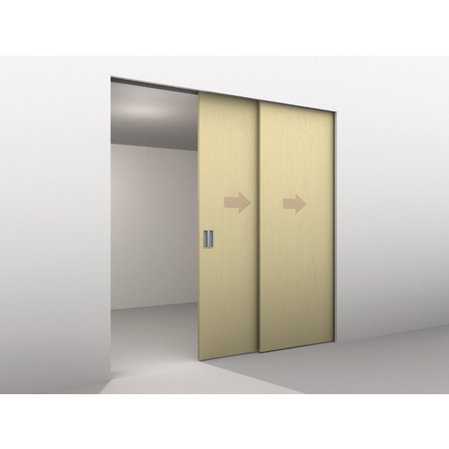 Sliding Door Hardware, Hawa Telescopic 80/2 (for 2 doors), set Top Hung System, for 2-leaf sliding doors