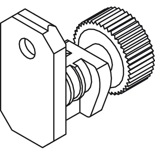 Railing Clip, Front Panel, For Nova Pro Scala Drawers Grass, dowel, 10 mm